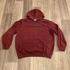 Skechers Burgundy Pullover Hoodie Men's Size XL